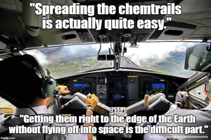 chem trail flat earth