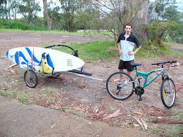 my windsurfing ride