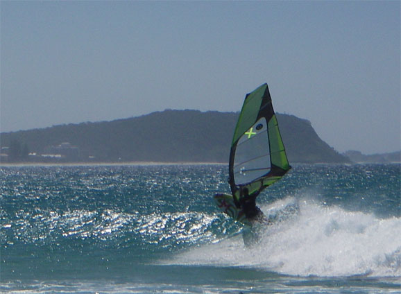 Ollie doing a cutback