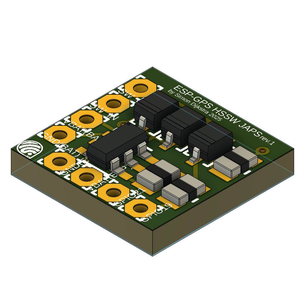 PCB hssw esp-gps assembled v2