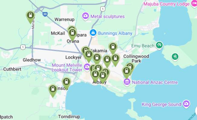 Albany EV chargers.