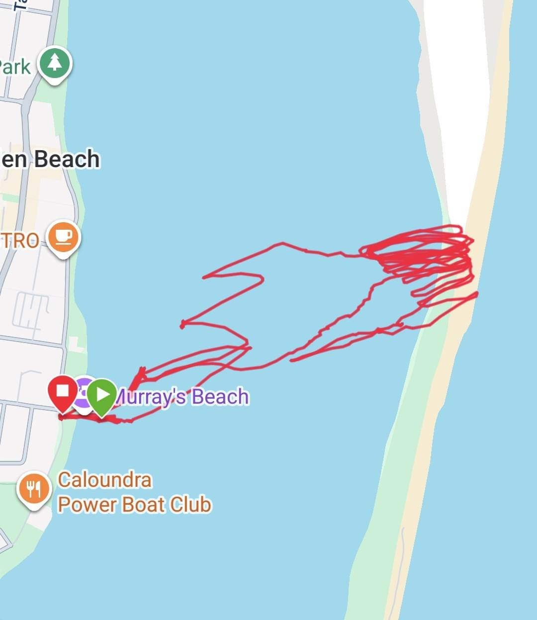 Bribie Bar track