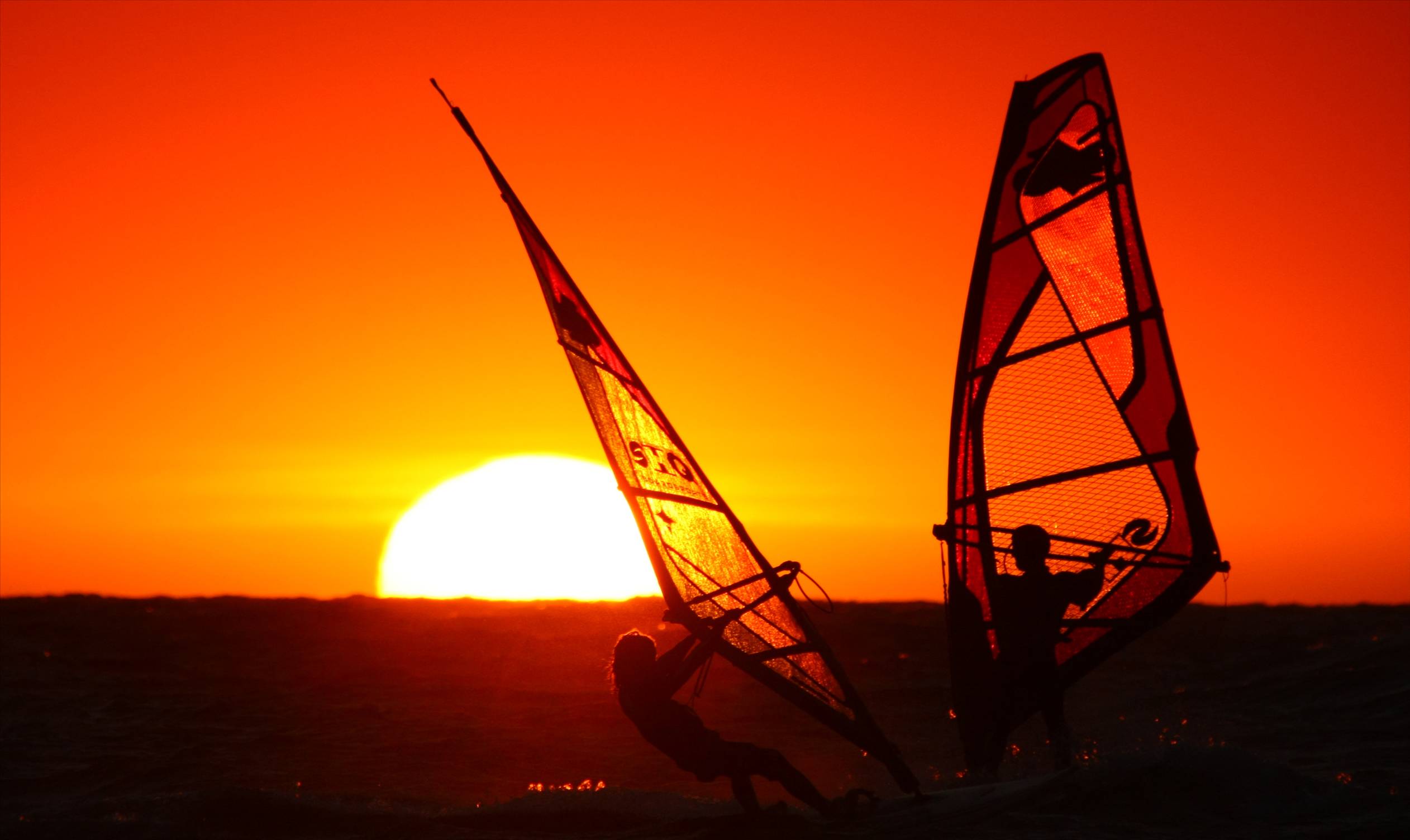Bushfire sunset