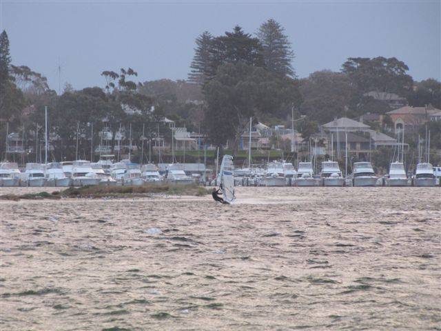 Darryl at Pt Walter 30 6 09