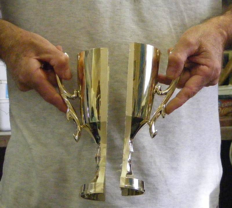 cutting the cup