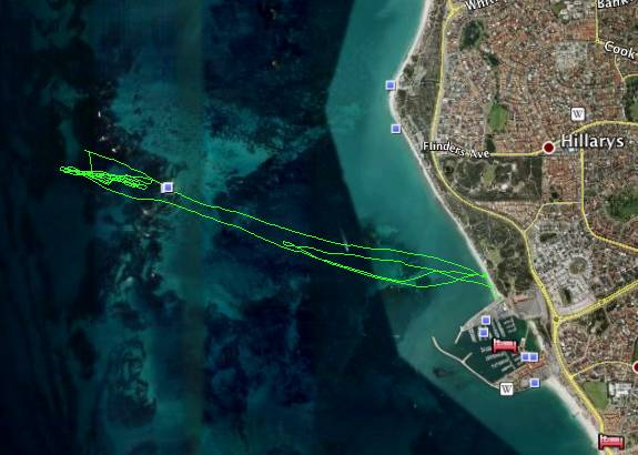 Windy's GPS track