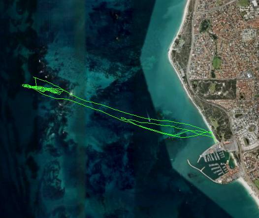 Windy's GPS track