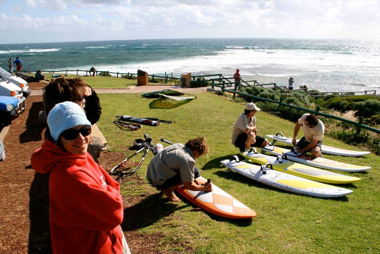 Patrick Diethelm Board range - testing day