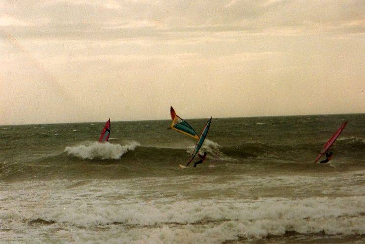 old school windsurfing photos