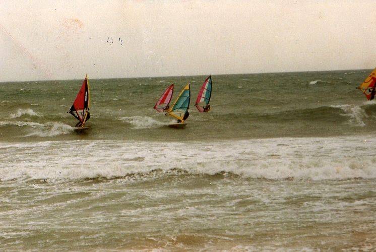 old school windsurfing photos