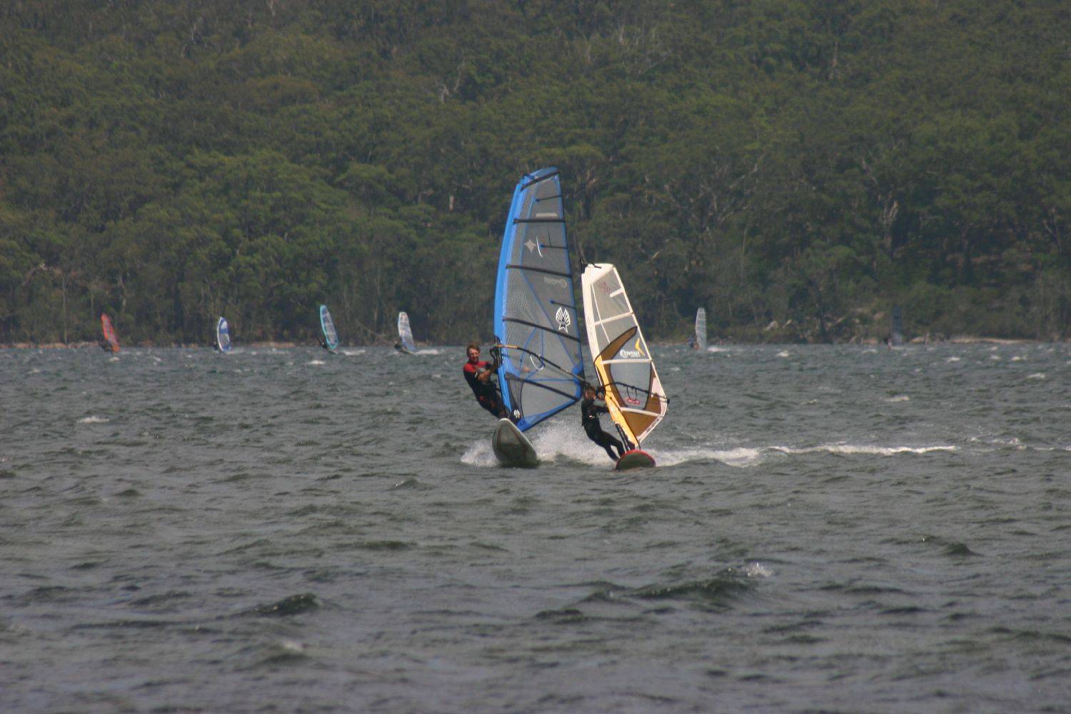 8 year old alex and dad,25 knots
