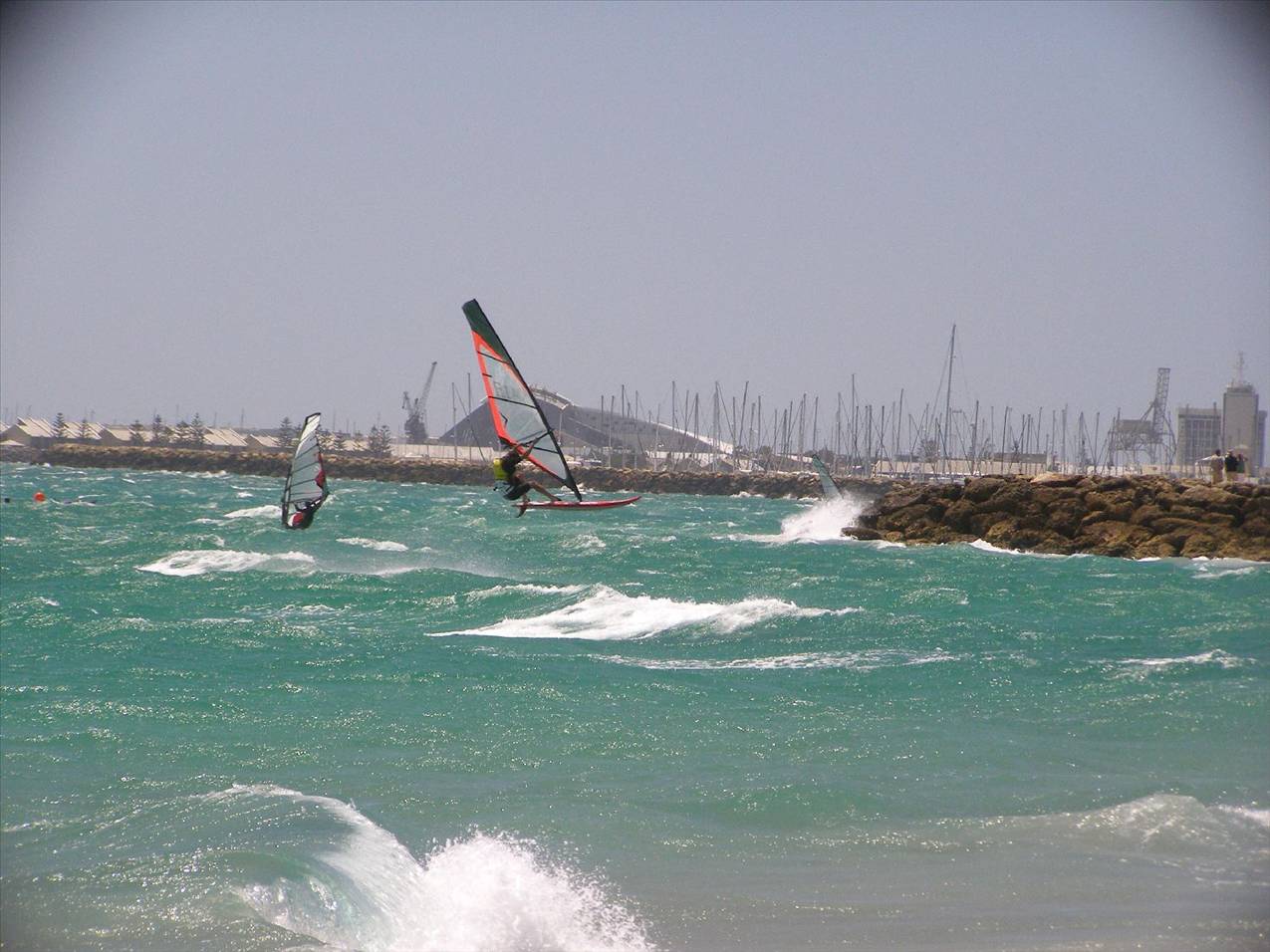 Dan flying around