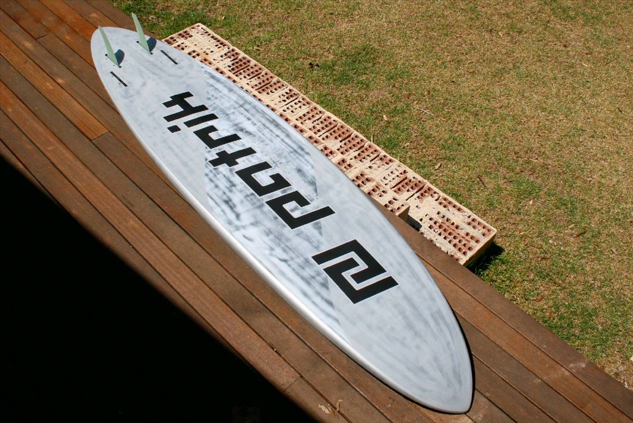 My first custom board! - Patrik Dietheim Shapes - big wave board!