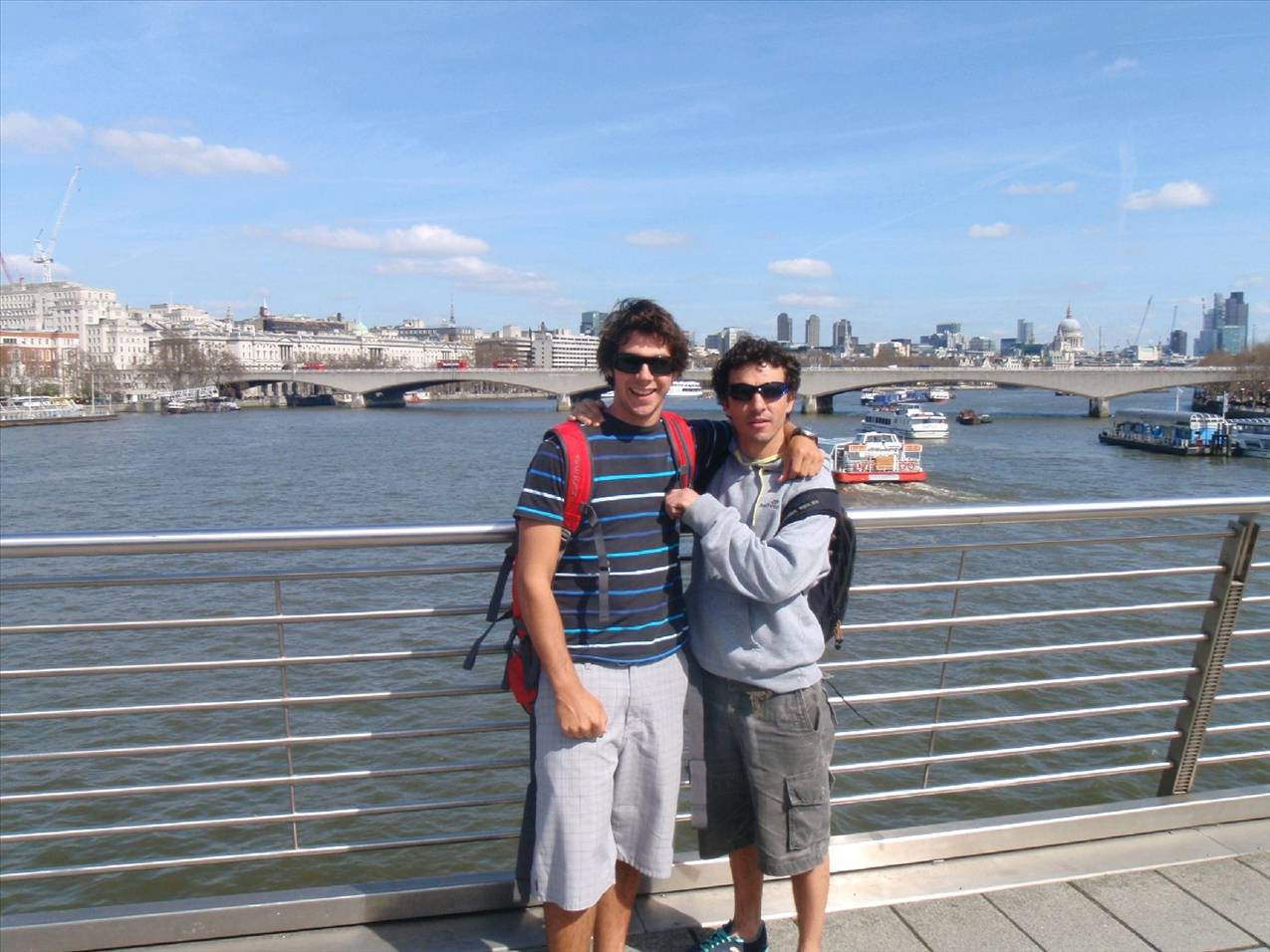 In London on one of the few heat waves!