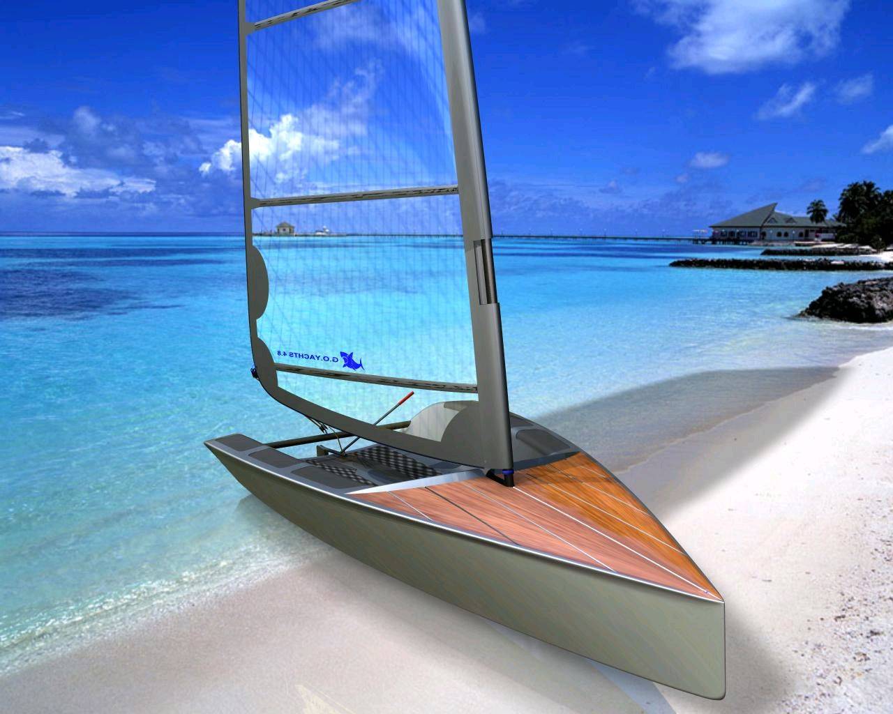 beach yachts wood5