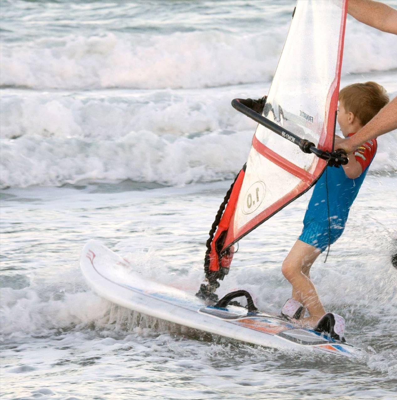Aston windsurfing
