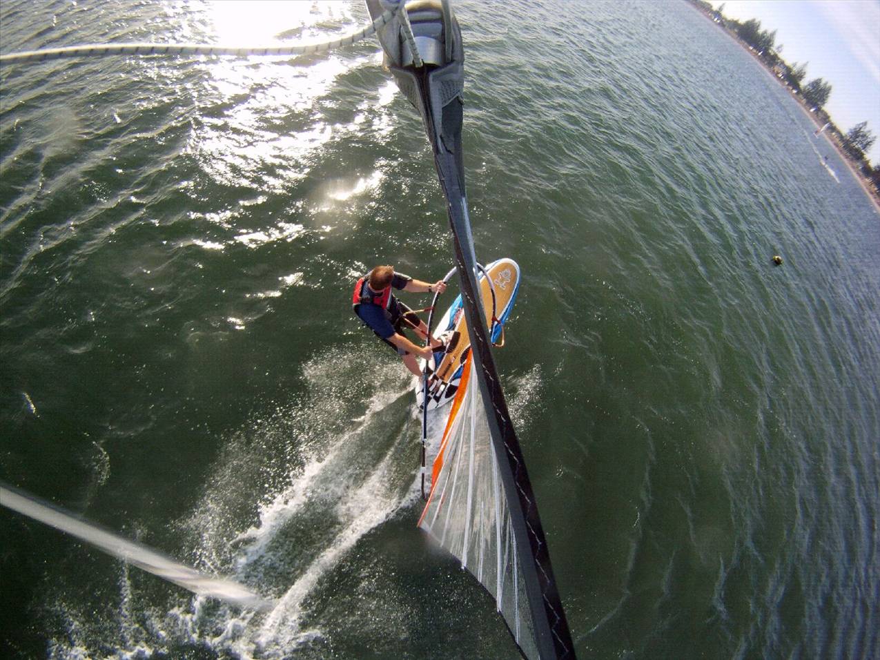 GoPro on the masthead