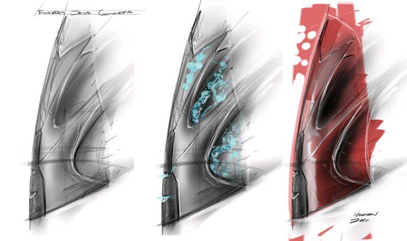 Concept Art - sci fi sail design