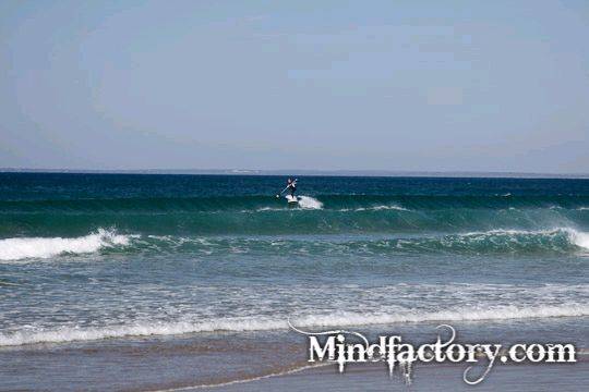 lonesome SUP in 2 foot slop