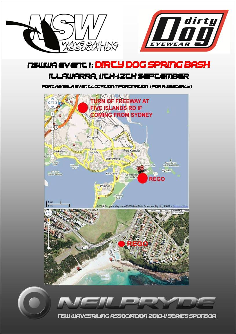 NSWWA Port Kembla Event Information