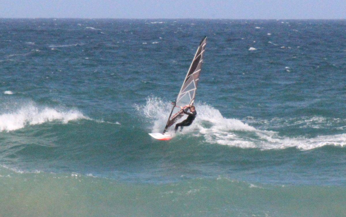 some waves at sandy point yesterday