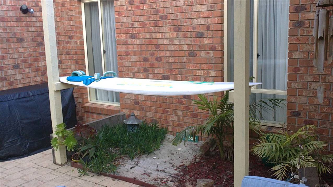 My outside bar in progress