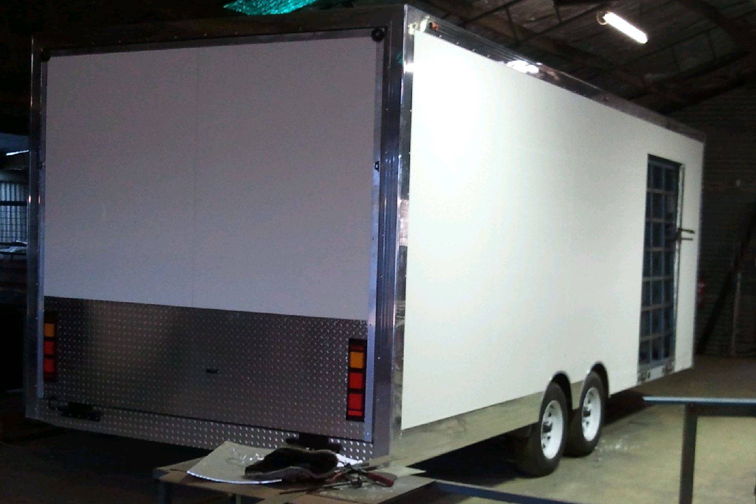 large enclosed cool trailer