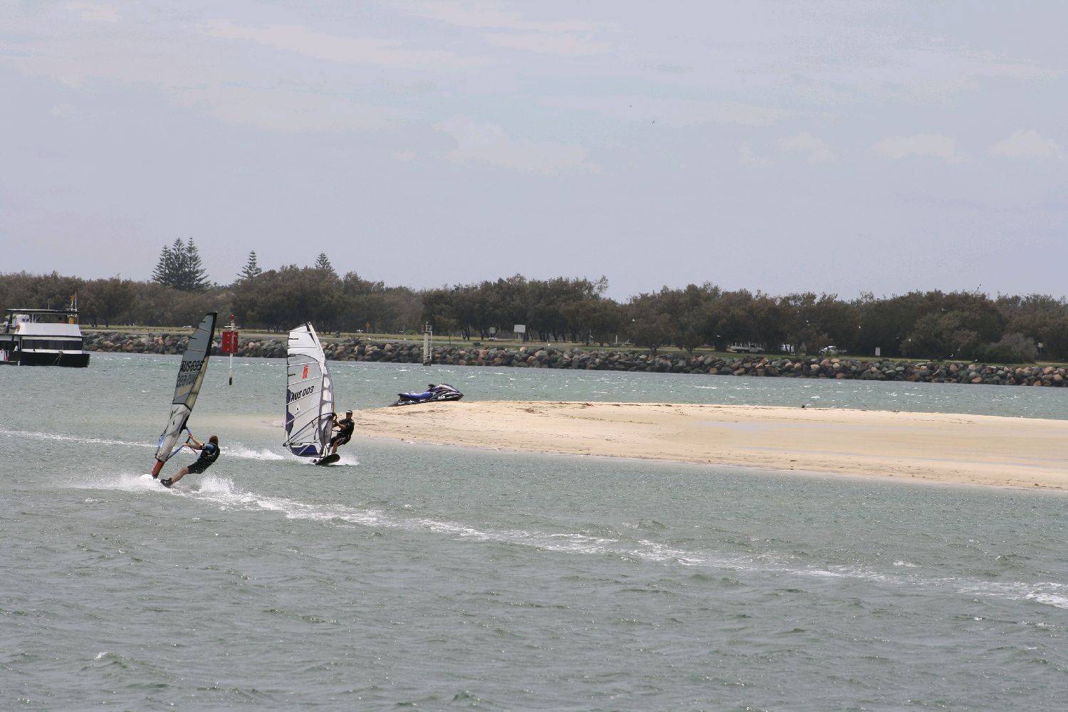 At last a bit of wind