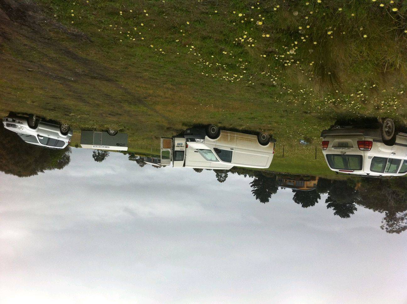 van-on-hill