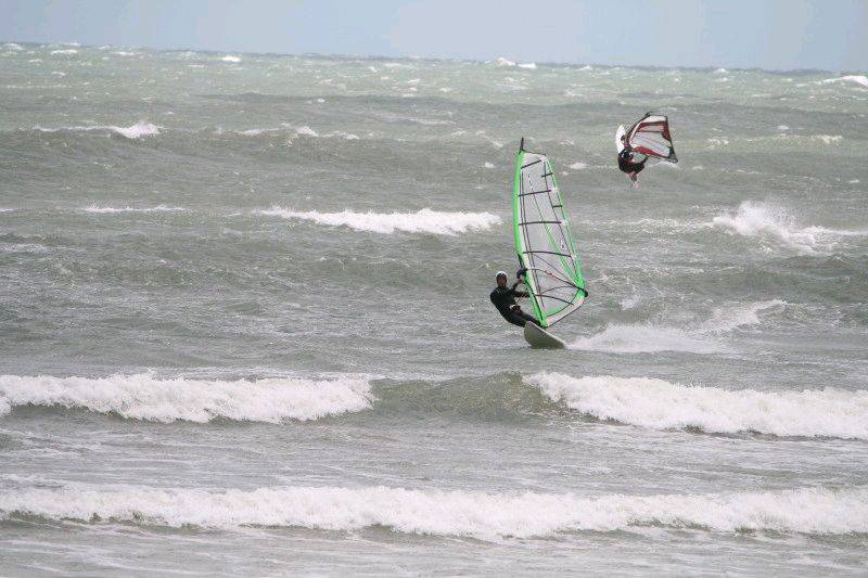 afternoon session gusts to 45knots