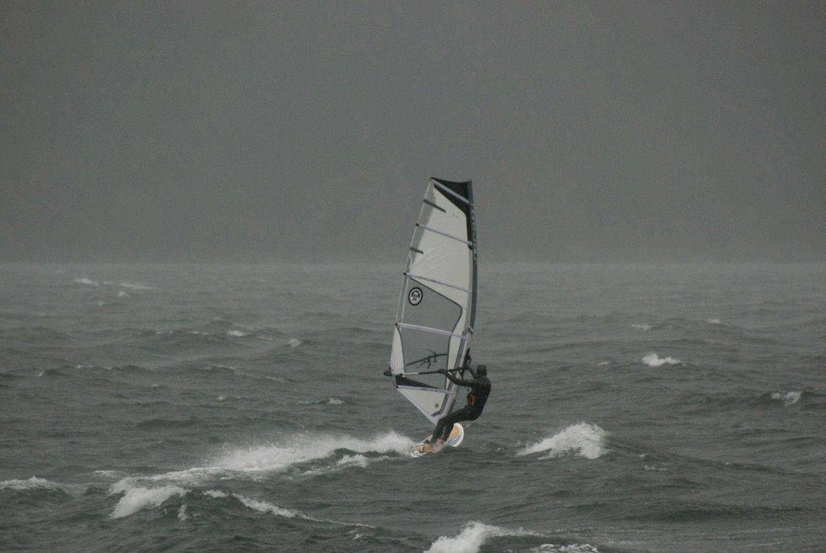 Bloody freezing gale on a Norwegian fjord. That's what it's all about