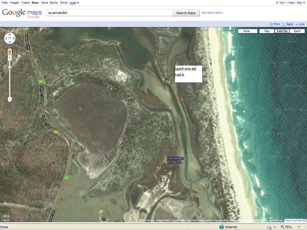 Surfing spot