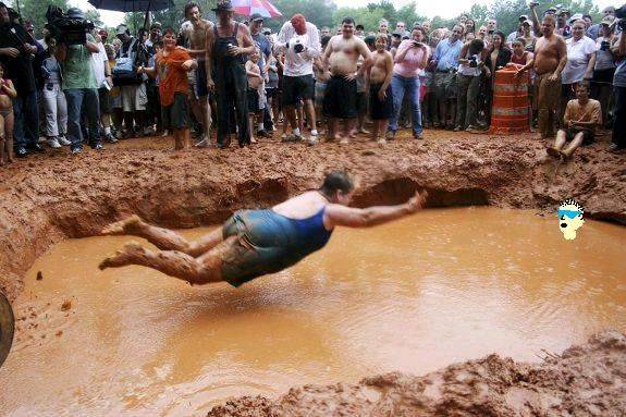 muddy hole