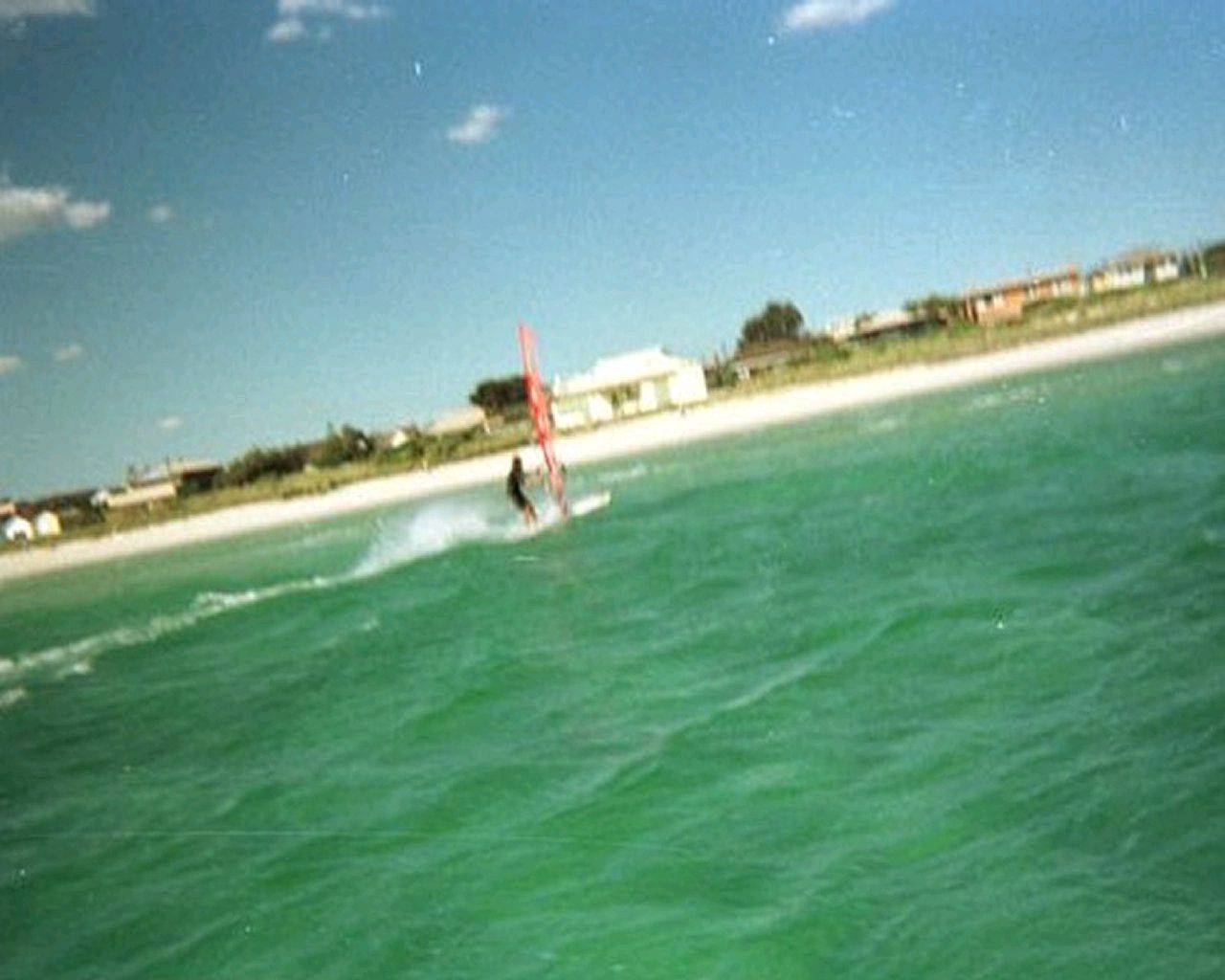 Gybing the MPR on the Wave Board