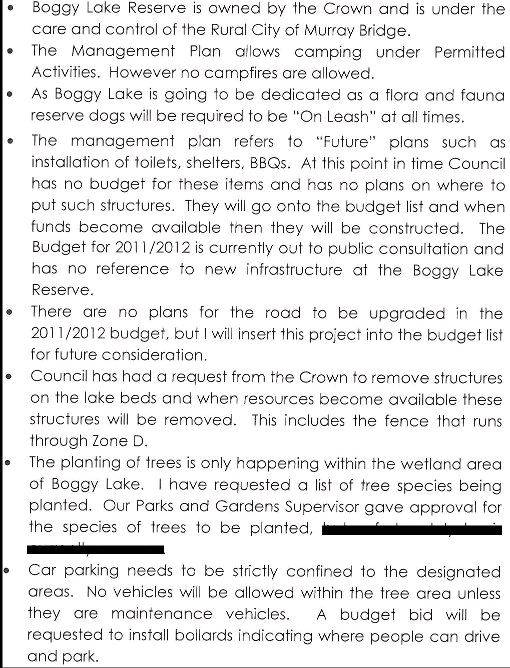 boggy council update 1