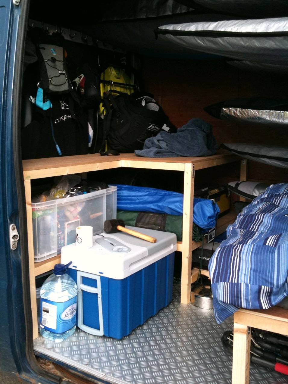 My Van Racking Set Up