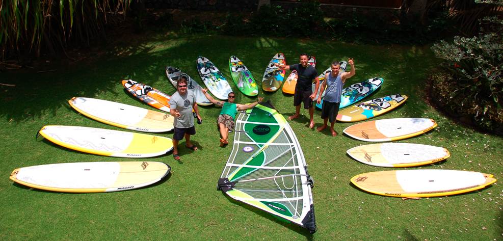 Core Boardsports board testing Maui 2011