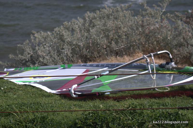 Testing out the 2012 North sails