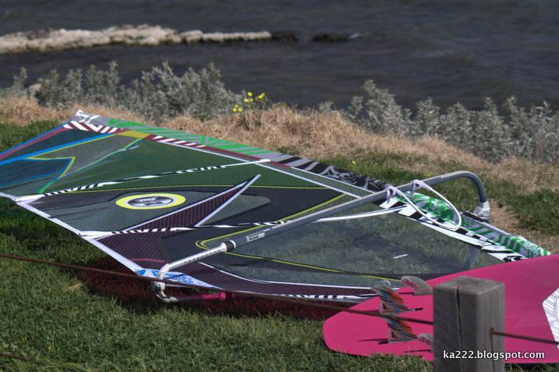 Testing out the 2012 North sails