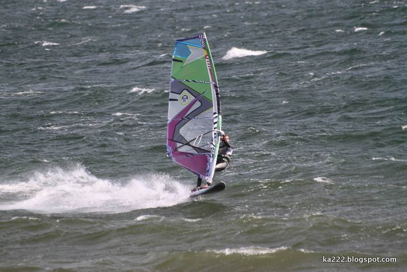 Testing out the 2012 North sails
