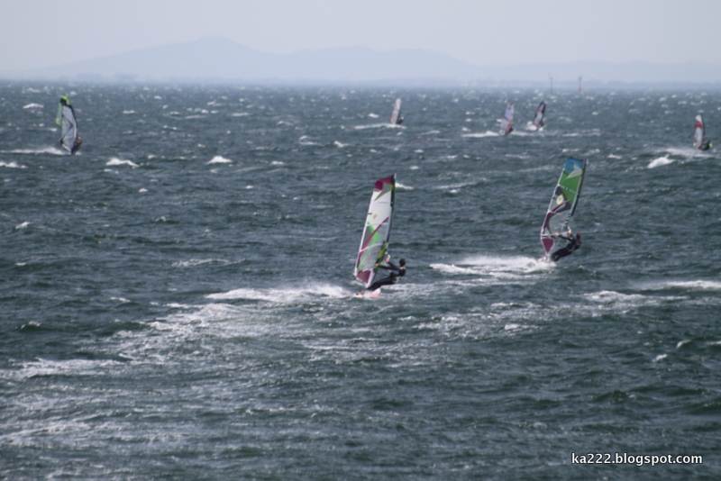Testing out the 2012 North sails