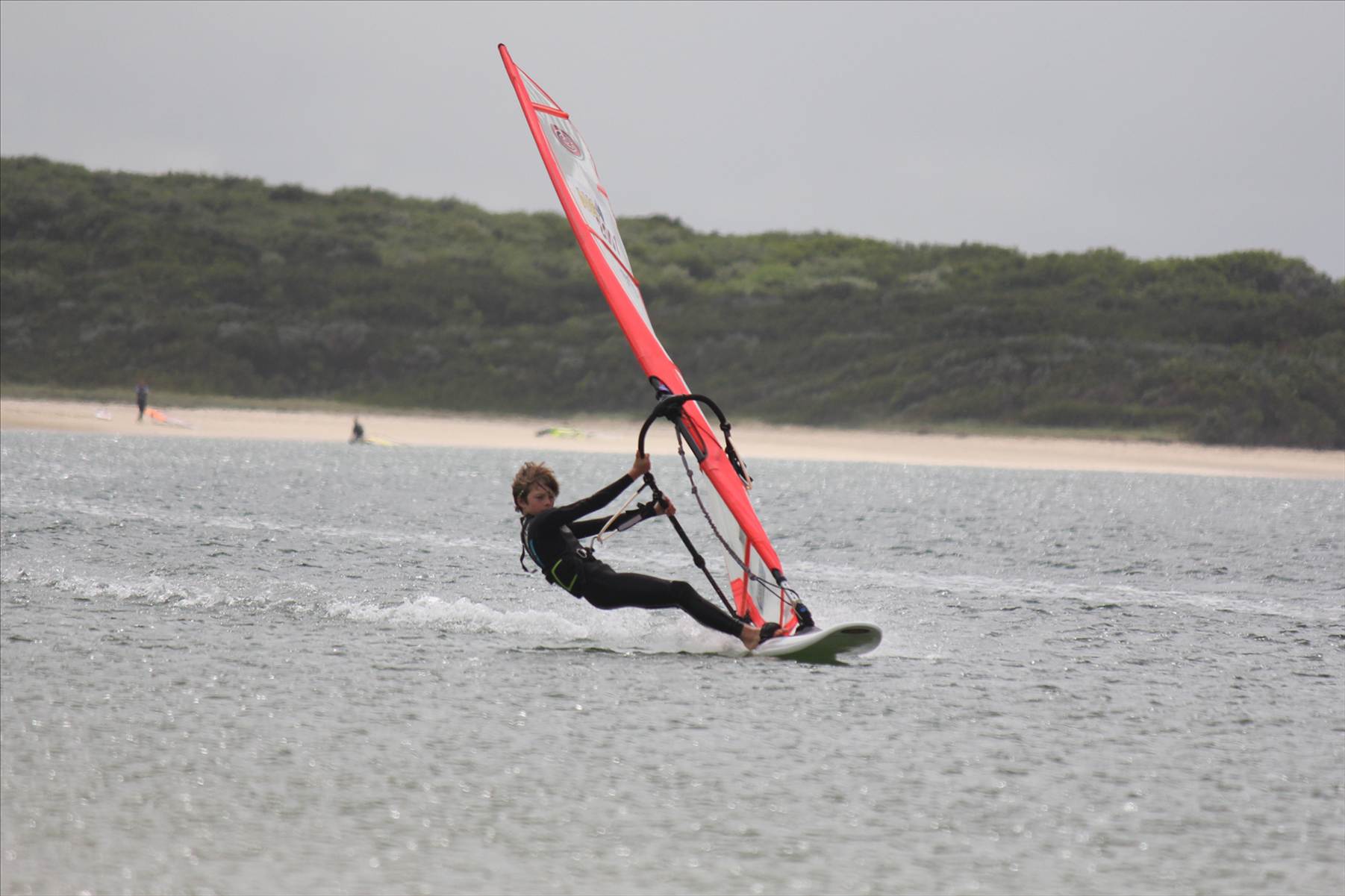 Alex age 10 speedsailing