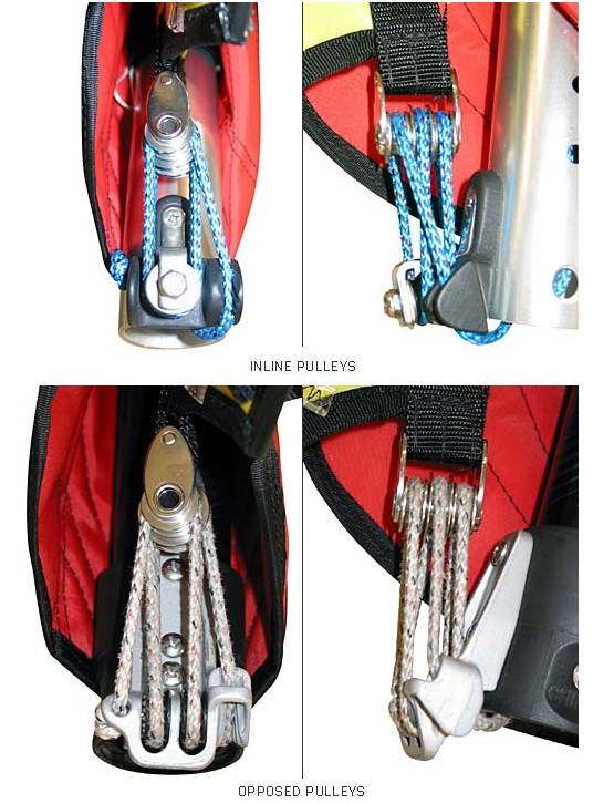 downhaul pulleys