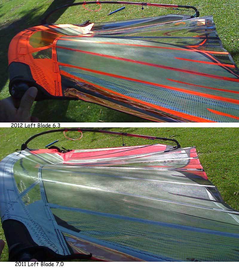 loft racing blade11/12 comparison