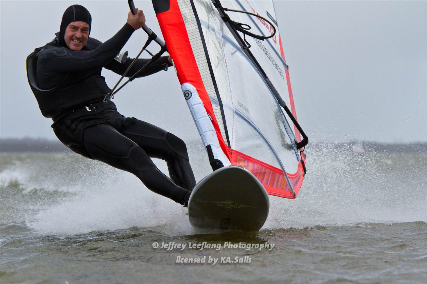 Barry van Lingen Speedsurfing Strandhorst 5 January
