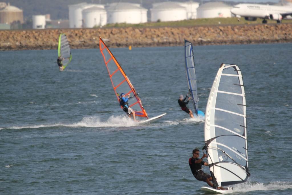 Windsurfing session 7th Jan 2012