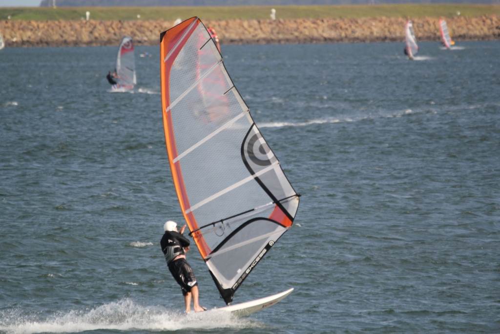 Windsurfing session 7th Jan 2012