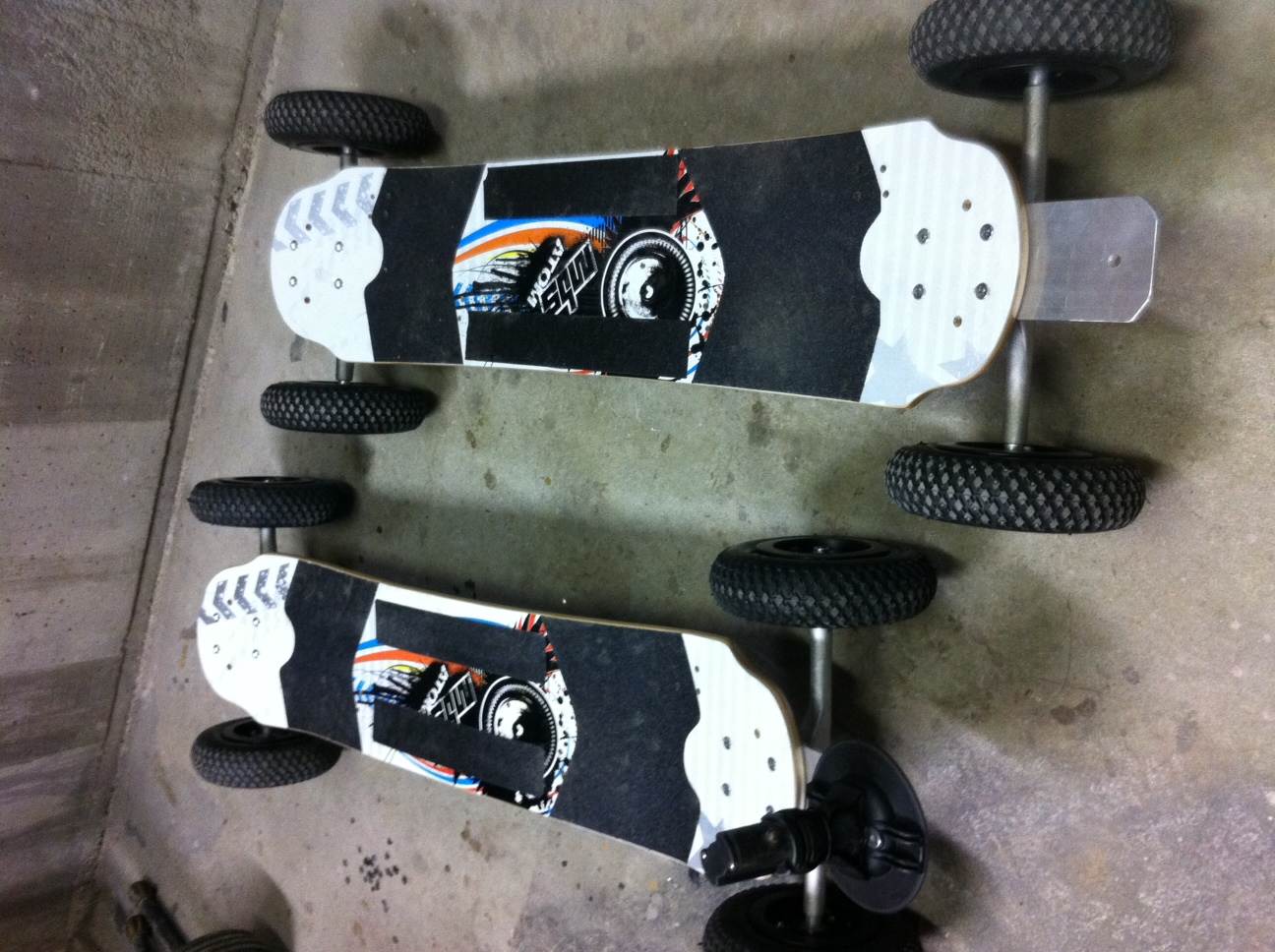 mountain board windsurfers