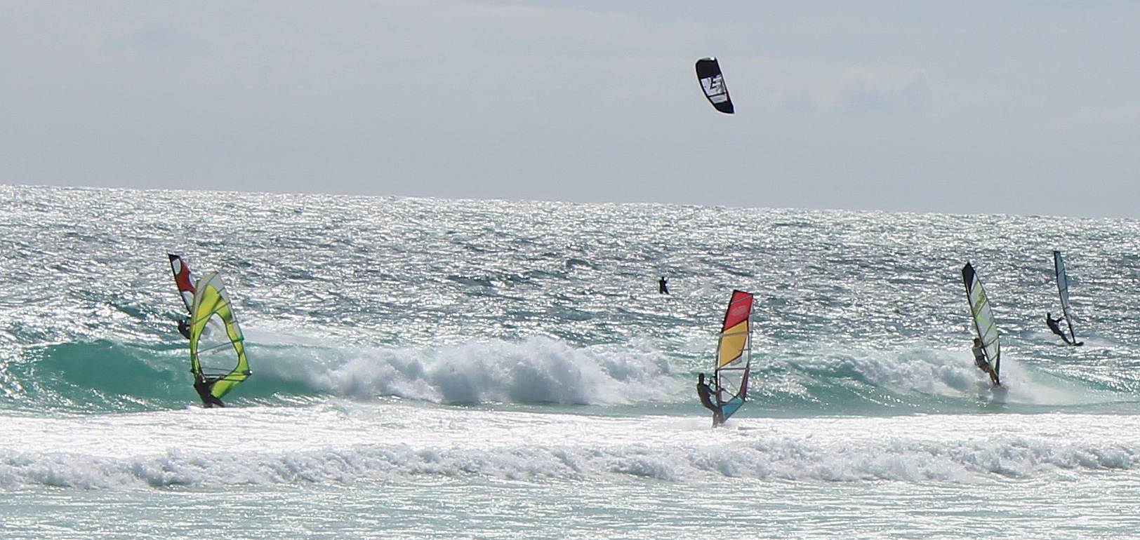 sharing the surf