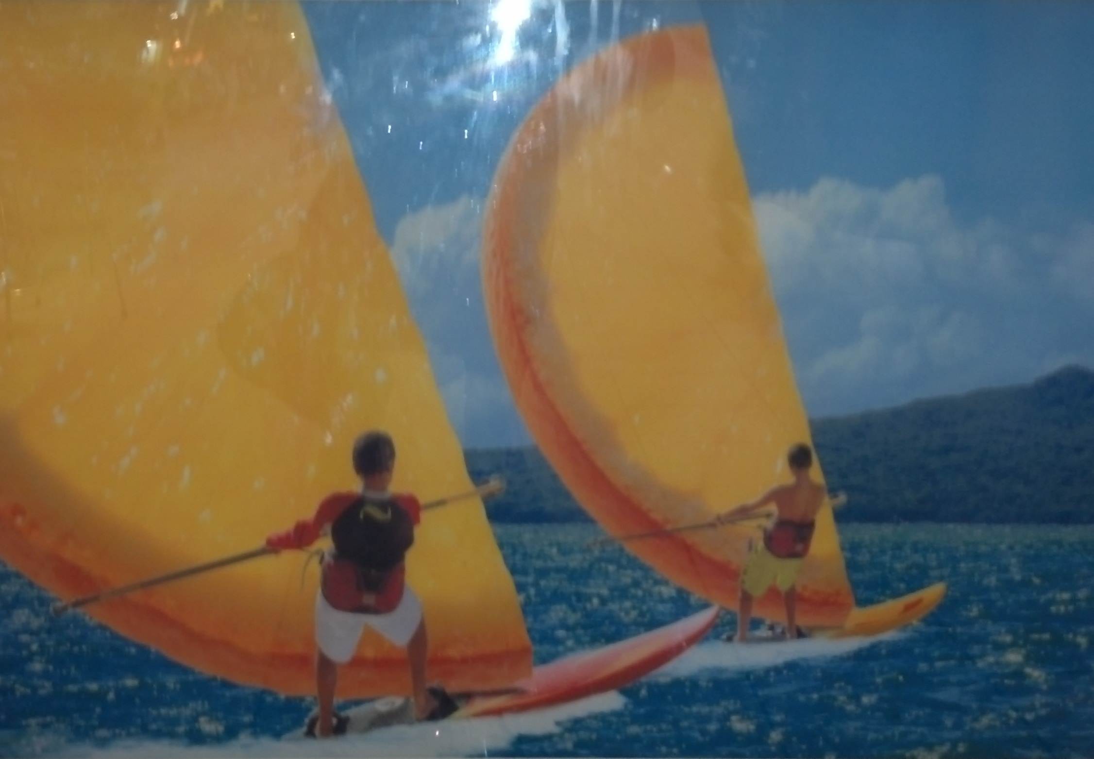orange sails